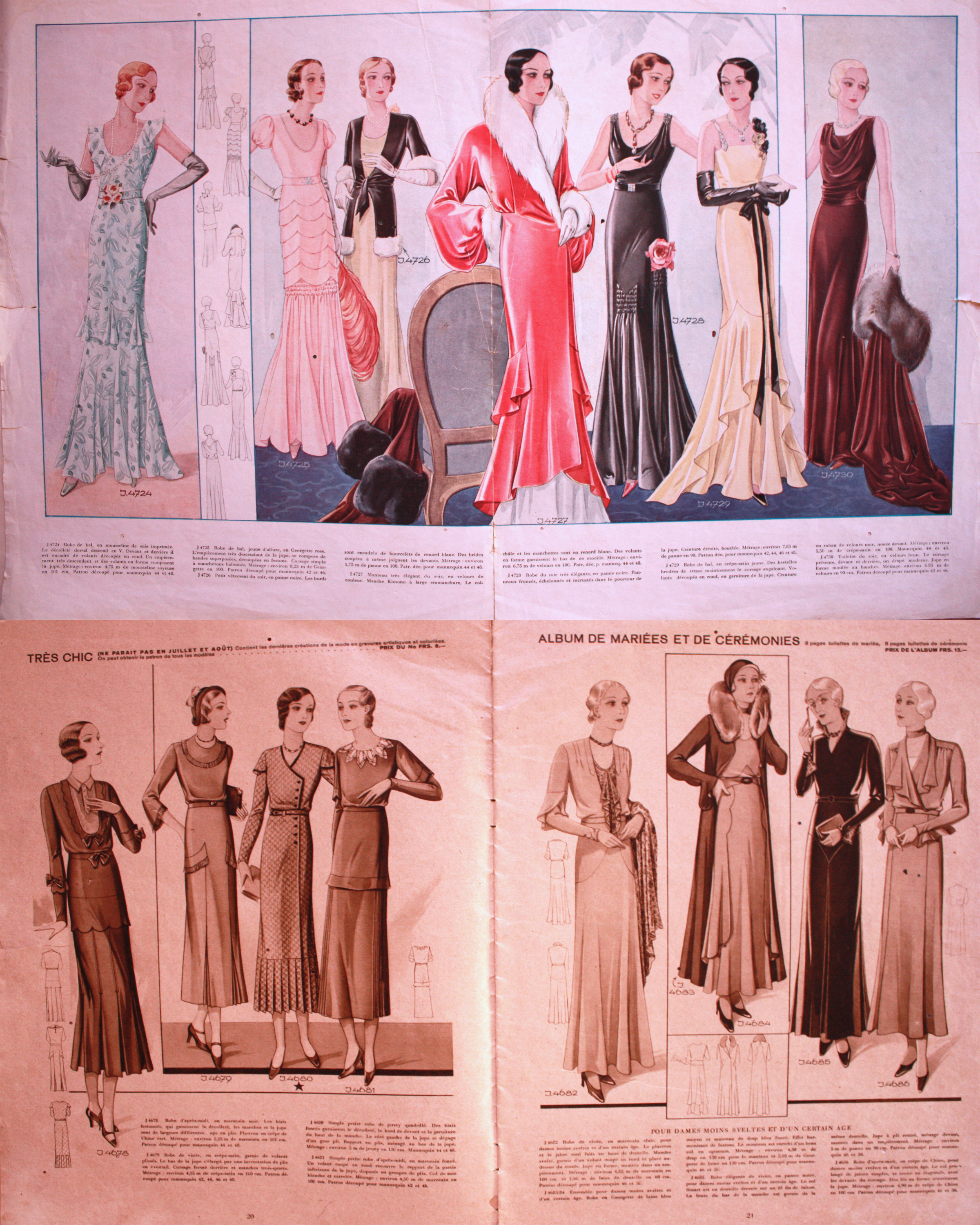 modelos revista 1932