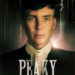 poster da série peaky blinders com o rosto do ator Cillian Murphy